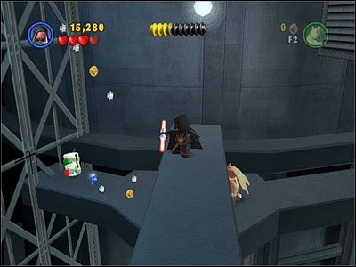 W pomieszczeniu z wielkim cylindrem idź w lewo zamiast w prawo, a wejdziesz wprost na kanister - [E3] Chapter 2 - Kanistry 1-5 - LEGO Star Wars - poradnik do gry