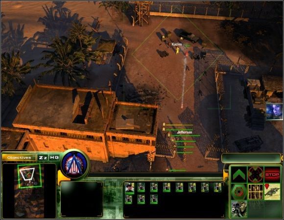 Kontynuuj marsz na północ i rozprawiaj się z pojedynczymi przeciwnikami, którzy staną ci na drodze - Misja 1 | Misje 1-5 | Act of War Direct Action - Act of War: Direct Action - poradnik do gry