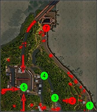 Już po paru chwilach od wylądowania zostaniesz, na pozycjach wyjściowych [1] , zaatakowany przez terrorystów - Misja 4 | Misje 1-5 | Act of War Direct Action - Act of War: Direct Action - poradnik do gry