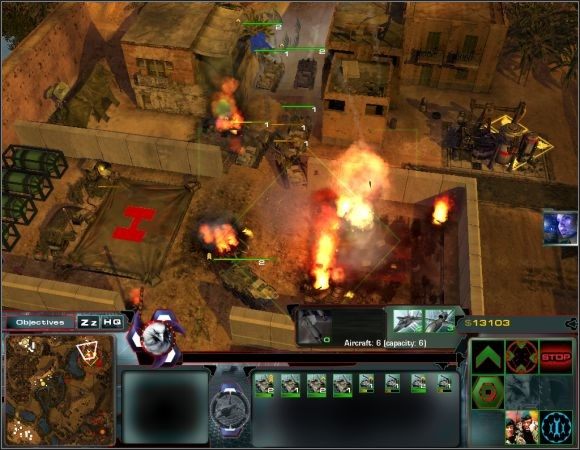 Kiedy ją zniszczysz ponownie wycofaj się do bazy i rozpocznij przygotowania do ostatniego szturmu - Misja 7 | Misje 6-10 | Act of War Direct Action - Act of War: Direct Action - poradnik do gry