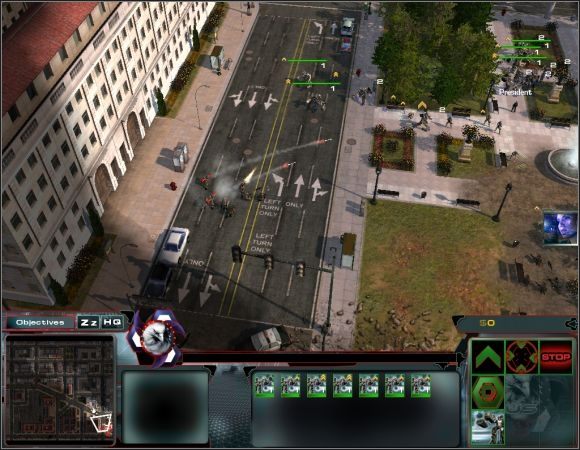 Po krótkim marszu dotrzesz do parku znajdującego się przy skraju mapy [4] - Misja 13 | Misje 11-14 | Act of War Direct Action - Act of War: Direct Action - poradnik do gry