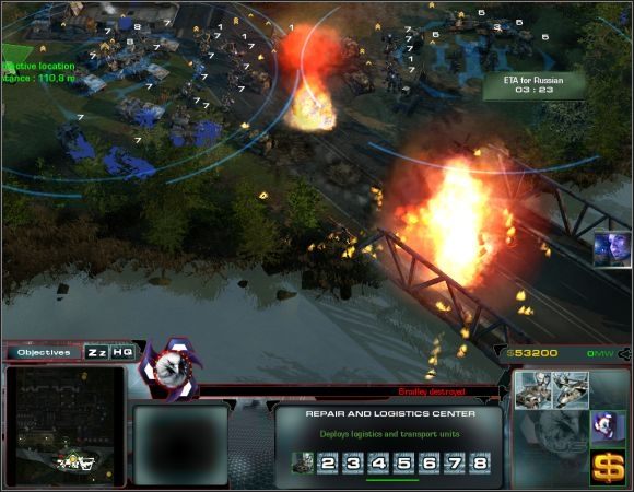 Atak będzie przeprowadzany falowo z trzech kierunków [5] , z tym że najsilniejszą grupą będą wojska szturmujące z południowego wschodu - Misja 11 | Misje 11-14 | Act of War Direct Action - Act of War: Direct Action - poradnik do gry