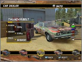 Błyskawica to może słowo użyte nad wyraz, ale nie można też o nim powiedzieć, iż jest wolny - w końcu około 300 hp robi swoje - Gold Class | Samochody | FlatOut - FlatOut - poradnik do gry