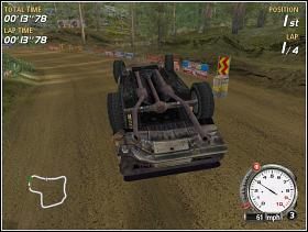 Trasa zapoznawcza z szutrem - Bronze Class (1) | Trasy | FlatOut - FlatOut - poradnik do gry