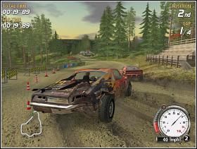 Powrót na szutry - Silver Class (1) | Trasy | FlatOut - FlatOut - poradnik do gry