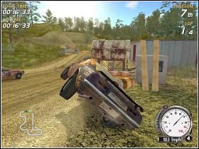 Niestety, to już ostatnia trasa, ale nie ma tego złego, co by na dobre nie wyszło tzn - Gold Class (5) | Trasy | FlatOut - FlatOut - poradnik do gry