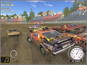 Super Roundabout jest jedną z łatwiejszych konkurencji, a z pewnością jest ona mniej wymagająca od choćby jej brata, czyli Circle Of Eight - Bonusowe (2) | Trasy | FlatOut - FlatOut - poradnik do gry