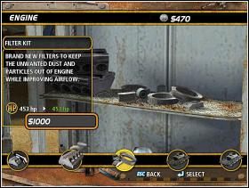Filter Kit (filtr) - Silnik | Tuning | FlatOut - FlatOut - poradnik do gry