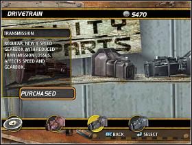 Transmission 2 (przekładnia) - DriveTrain | Tuning | FlatOut - FlatOut - poradnik do gry