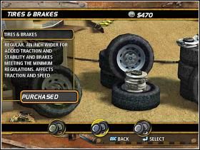 Tires &amp - Opony i hamulce | Tuning | FlatOut - FlatOut - poradnik do gry