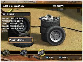 Tires &amp - Opony i hamulce | Tuning | FlatOut - FlatOut - poradnik do gry