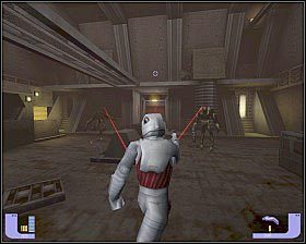 Teraz skieruj się na wprost, nie zważaj na boczne korytarze (prowadzą do nikąd) - - DS9 Battle | SISKO | Star Trek Deep Space Nine The Fallen - Star Trek Deep Space Nine: The Fallen - poradnik do gry