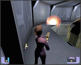 Za kolejnymi drzwiami jest bliźniacze pomieszczenia do poprzedniego, w którym byłeś (plus 2 wojaków) - - DS9 Betrayal | KIRA | Star Trek Deep Space Nine The Fallen - Star Trek Deep Space Nine: The Fallen - poradnik do gry