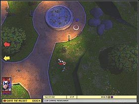 Na dachu jednego z okolicznych budynków powinieneś zauważyć Minutemana - [1] Things that go bump in the night cz.2 | Freedom Force vs the 3rd Reich - Freedom Force vs the 3rd Reich - poradnik do gry