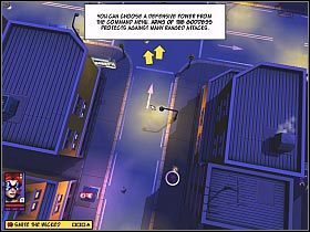 Po zbliżeniu się do klatki, w której więziony jest Man-Bot uaktywnij wspomnianą tarczę - [1] Things that go bump in the night cz.3 | Freedom Force vs the 3rd Reich - Freedom Force vs the 3rd Reich - poradnik do gry