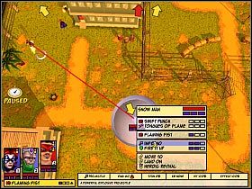 Zanim ruszysz dalej możesz pozostawić w tym miejscu Mentora, gdyż nie będziesz raczej korzystał z jego mocy - [2] Chaos in Cuba cz.2 | Freedom Force vs the 3rd Reich - Freedom Force vs the 3rd Reich - poradnik do gry