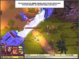 Aby przedostać się na drugą stronę The Ant będzie musiał skorzystać z mocy o nazwie Tunnel Travel - [6] The Ice-Man cometh cz.1 | Freedom Force vs the 3rd Reich - Freedom Force vs the 3rd Reich - poradnik do gry