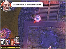 Cała zabawa polega na tym, aby korzystając z najsilniejszej mocy Tombstonea (Possession) przejąć chwilowo kontrolę nad Fortissimo - [8] The voice of doom cz.3 | Freedom Force vs the 3rd Reich - Freedom Force vs the 3rd Reich - poradnik do gry