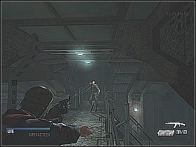 Po raz kolejny spotkasz tu zombiaka, z którym nie będziesz się musiał użerać albowiem porazi go prąd - Free Anna (4) | Statek | Cold Fear - Cold Fear - poradnik do gry