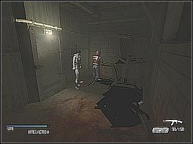 Po wyjściu z pomieszczenia załączy się krótka scenka z rozmowy z poznanym wcześniej agentem CIA - Accompany Anna to the radio room | Statek | Cold Fear - Cold Fear - poradnik do gry