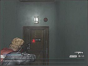 Podejdź do biurka i zbadaj leżącą na nim książkę, dzięki czemu poznasz kody wyłączające autopilota - Find the autopilot unlocking code (4) | Statek | Cold Fear - Cold Fear - poradnik do gry