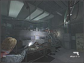 Po zakończeniu walk zbadaj górną część pomieszczenia - Find Anischenko (3) | Platforma | Cold Fear - Cold Fear - poradnik do gry