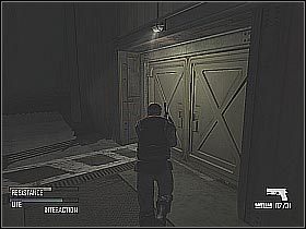 Znajdziesz się w nieoświetlonym korytarzu, w którym dwukrotnie toczyłeś walki z pełzającymi bestiami - Find Kamskys laptop (2) | Platforma | Cold Fear - Cold Fear - poradnik do gry