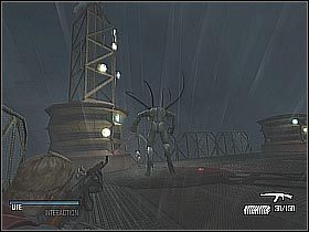 Postrzelony boss przystąpi oczywiście do ataku na głównego bohatera - Get the C4 and place the charges in the right order (4) | Platforma | Cold Fear - Cold Fear - poradnik do gry