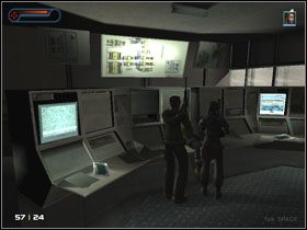 Zbieramy broń, a następnie wchodzimy po drabince i biegniemy za Jayne - [Solucja] Etap 4 cd. | Second Sight - Second Sight - poradnik do gry