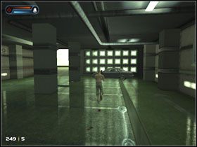 Wbiegamy na jeszcze wyższy poziom, na którym znajdujemy samochód - [Solucja] Etap 5 cd. | Second Sight - Second Sight - poradnik do gry