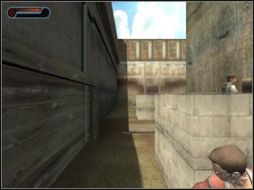 Wykonujemy kilka ewolucji, dzięki którym przechodzimy za drugą stronę bramy - [Solucja] Etap 2 | Second Sight - Second Sight - poradnik do gry