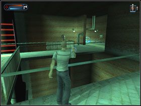 My natomiast wchodzimy po pobliskiej drabinie i dostajemy się na samą górę, przechodząc po gzymsach i jeszcze jednej drabince - [Solucja] Etap 9 cd. | Second Sight - Second Sight - poradnik do gry