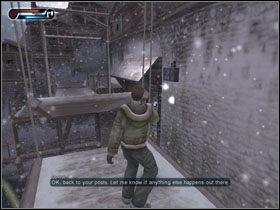 W lokacji z helikopterem przechodzimy tą trasą, zestrzeliwując trzech snajperów - [Solucja] Etap 14 | Second Sight - Second Sight - poradnik do gry