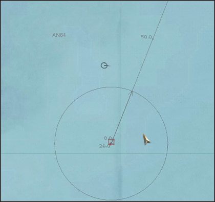 Na podstawie prostego przykładu pokażę dokładniej, jak wyznaczać kurs i miejsce przechwycenia statku - Przechwycenie | Podstawy Silent Hunter 3 - Silent Hunter III - poradnik do gry