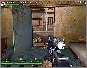 Przejdź przez mały placyk, skręć w lewo i puść przodem swoich żołnierzy, którzy powinni zlikwidować wroga przed tobą - Misja 6 | Close Combat First to Fight - Close Combat: First to Fight - poradnik do gry