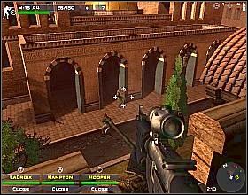 Ulecz siebie oraz swoich kompanów, skręć w prawo, podnieś apteczki i wejdź na balkon z prawej - Misja 10 | Close Combat First to Fight - Close Combat: First to Fight - poradnik do gry