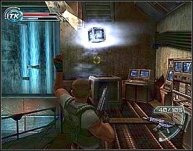 Znajdziesz się w wąskim, ale dość długim korytarzu - Somethings Gone Wrong (2) | Misja 2 | Psi-Ops The Mindgate Conspiracy - Psi-Ops: The Mindgate Conspiracy - poradnik do gry