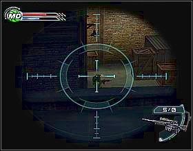 Wyczyść pokój z przeciwników i wejdź na górę po schodach z prawej - Unfinished Business (1) | Misja 3 | Psi-Ops The Mindgate Conspiracy - Psi-Ops: The Mindgate Conspiracy - poradnik do gry