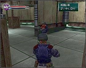 W następnym pokoju czeka na ciebie ostatnie zadanie, na wykonanie którego masz trzy minuty - Unfinished Business (1) | Misja 3 | Psi-Ops The Mindgate Conspiracy - Psi-Ops: The Mindgate Conspiracy - poradnik do gry