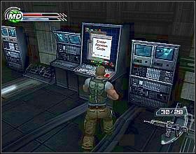 Wejdź po drabinie z prawej na dach i podejdź do szklanego dachu - Unfinished Business (2) | Misja 3 | Psi-Ops The Mindgate Conspiracy - Psi-Ops: The Mindgate Conspiracy - poradnik do gry