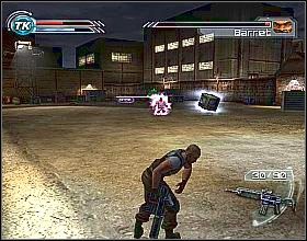 Czeka cię tutaj walka z drugim bossem - Assembling The Pieces (2) | Misja 4 | Psi-Ops The Mindgate Conspiracy - Psi-Ops: The Mindgate Conspiracy - poradnik do gry