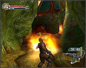 Po walce trafisz do jaskini z kilkoma przeciwnikami - The Ultimate Power (2) | Misja 8 | Psi-Ops The Mindgate Conspiracy - Psi-Ops: The Mindgate Conspiracy - poradnik do gry