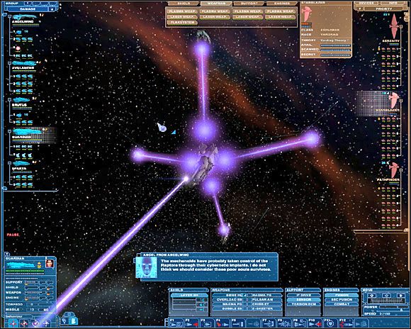 Siege laser nie tylko wygląda imponująco, ale i jest morderczo skuteczną bronią - Interface gry cz.3 | Nexus The Jupiter Incident - Nexus: The Jupiter Incident - poradnik do gry
