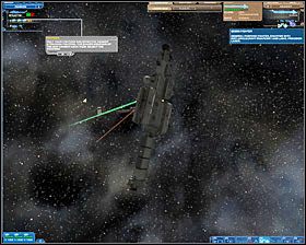 Do tego momentu nasze czujniki powinny były już dokładnie przeskanować statek Syndykatu - Misja 2 - The Ronin | Kampania 1 | Nexus The Jupiter Incident - Nexus: The Jupiter Incident - poradnik do gry