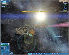 Angel wysyła się za pomocą pobliskiego satelity komunikacyjnego na Ziemię - żeby z bliska przyjrzeć się sytuacji - Misja 9 - Back to Earth | Kampania 2 | Nexus The Jupiter Incident - Nexus: The Jupiter Incident - poradnik do gry