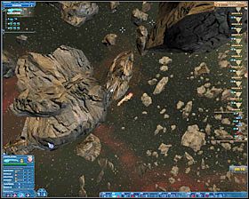 Po odczekaniu w tym miejscu na regenerację pola wyznaczamy cel - Theta base - Misja 13 - Sneaking | Kampania 3 | Nexus The Jupiter Incident - Nexus: The Jupiter Incident - poradnik do gry