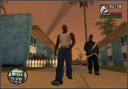 Postanawiacie oczyścić Grove Street z tych śmieci, tym bardziej, że większość z nich to członkowie Ballas - GTA San Andreas: Sweet (S) - Los Santos, solucja, opis przejścia - GTA San Andreas - poradnik do gry