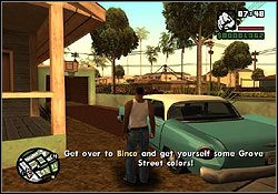 Po treningu na strzelnicy odwieź Smokea do domu - GTA San Andreas: Sweet (S) - Los Santos, solucja, opis przejścia - GTA San Andreas - poradnik do gry