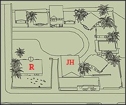 Aby wziąć udział w misjach zlecanych przez Rydera, stań na czerwonym znaczniku, mieszczącym się obok jego domu (R) - GTA San Andreas: Ryder (R) - Los Santos, solucja, opis przejścia - GTA San Andreas - poradnik do gry