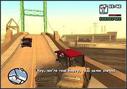 Po dokonaniu załadunku ewakuujcie się z bazy - GTA San Andreas: Ryder (R) - Los Santos, solucja, opis przejścia - GTA San Andreas - poradnik do gry